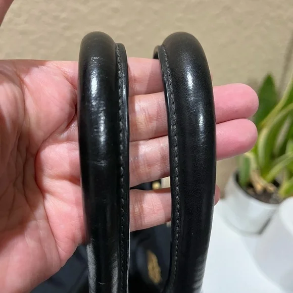 MCM 2WAY BLACK POLYESTER BAG - Picture 4 of 16